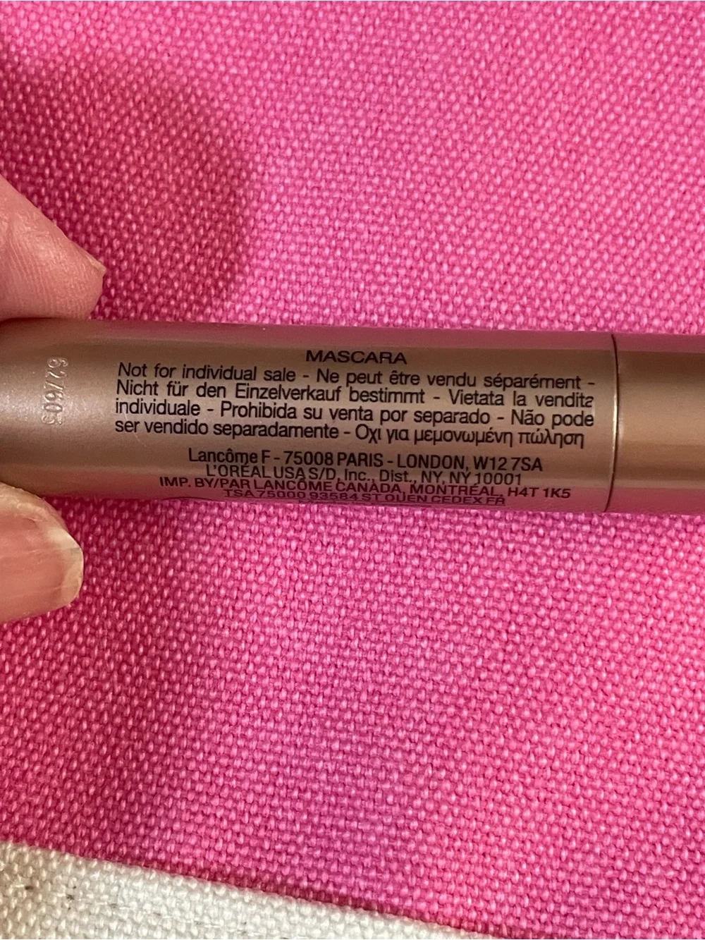 Lancôme Lash Idole mascara Labsolu Rouge lipstick REHYDRATING COMFORTING TONER